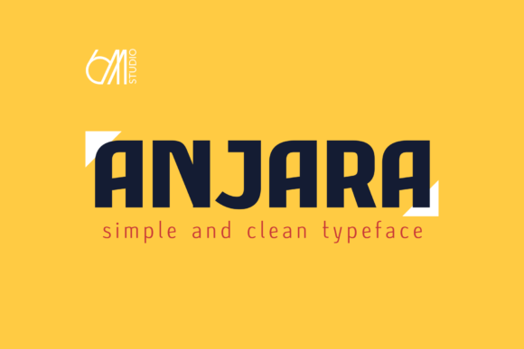 Anjara: A Modern Sans Serif Font for Handmade Brands