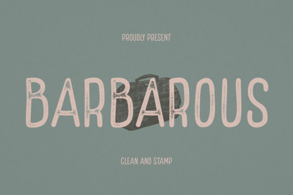 Barbarous Font: Vintage Sans Serif for Modern Branding