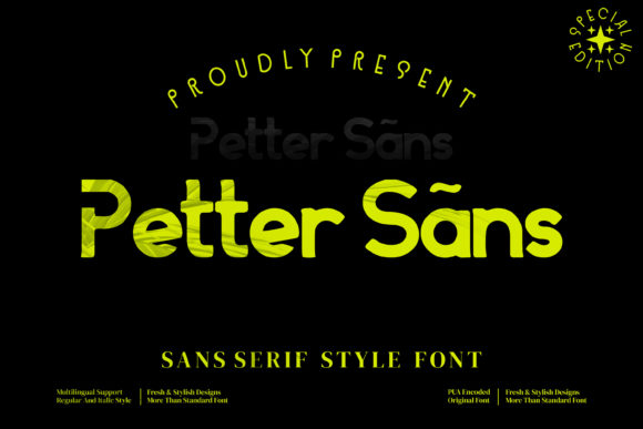 Boost Campaign Clarity with Petter Sans Typeface