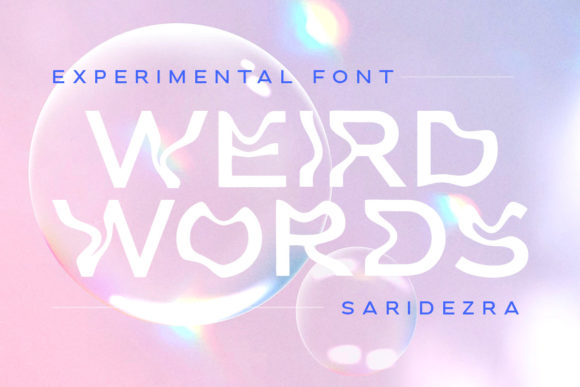 Designing Bold Headers with the Weird Words Typeface