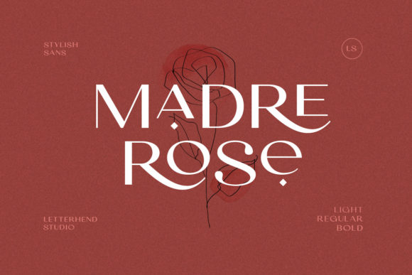 Designing Elegant Layouts with the Madre Rose Typeface