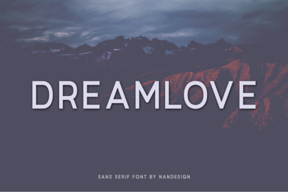 Dreamlove: A Minimal Sans Serif Font for Editorial Design