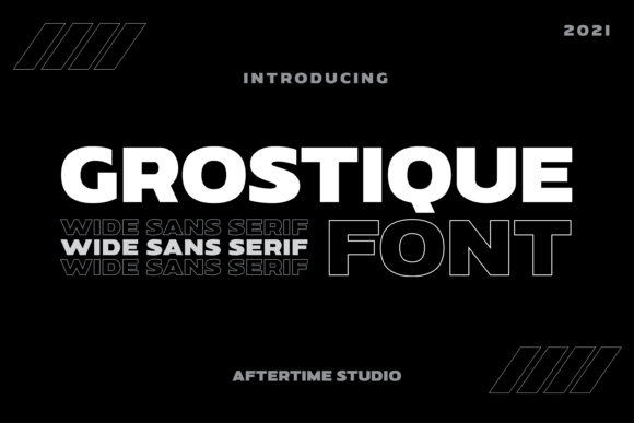 Grostique: A Bold Sans Serif Typeface for Daring Brands