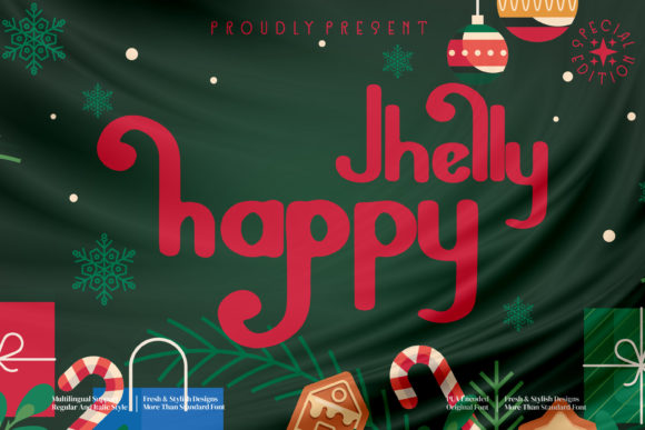Happy Jhelly Font: A Playful Typeface for Modern Editors