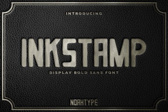 Inkstamp Font: Vintage Sans Serif for Branding