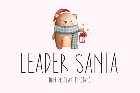 Leader Santa: The Minimal Typeface for Modern Brands