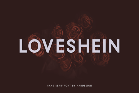 Loveshein: The Minimal Sans Serif Font for Clear Campaigns