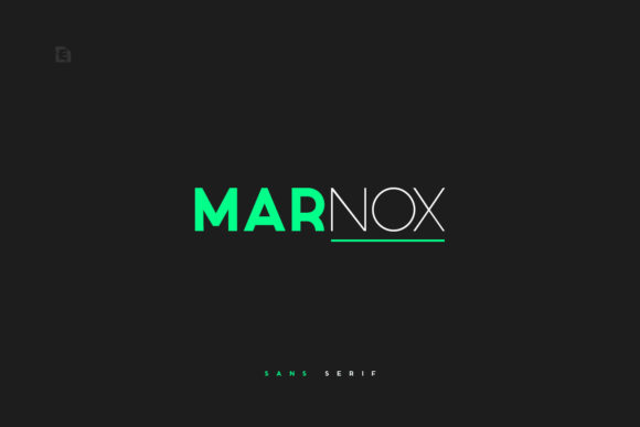 Marnox: The Modern Sans Serif Font for Makers