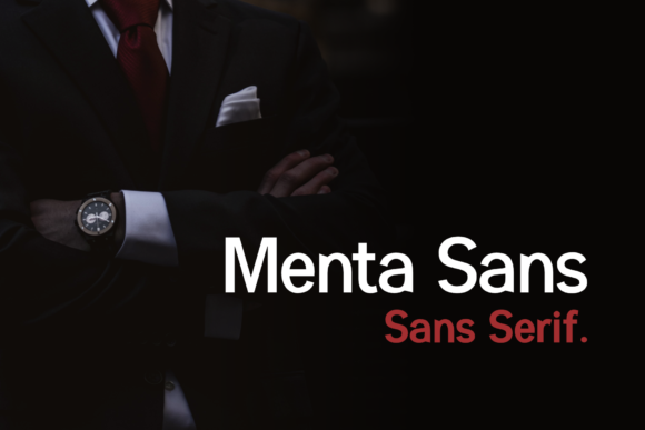 Menta: A Cool Sans Serif Font for Modern Editorial Design