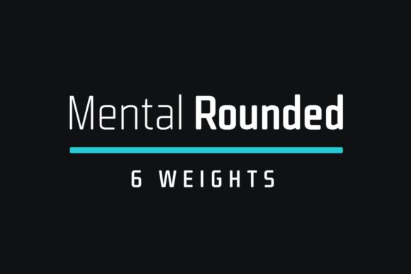 Mental Rounded: The Condensed Sans Serif for Modern Web Design