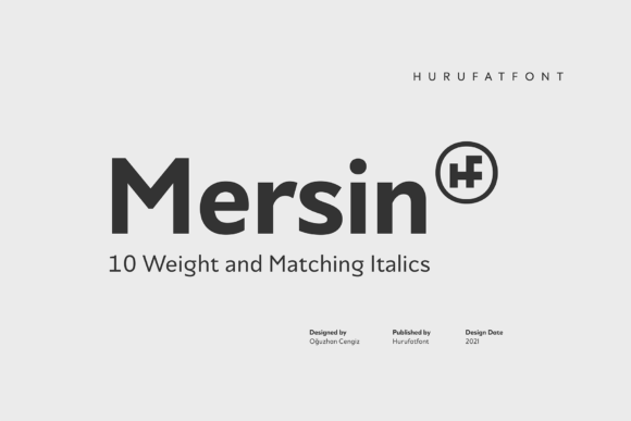 Mersin: The Modern Sans Serif Font for Bold Branding