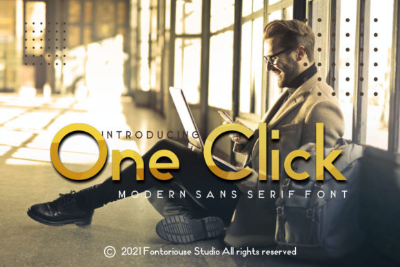 One Click: The Modern Sans Serif Font for Bold Branding