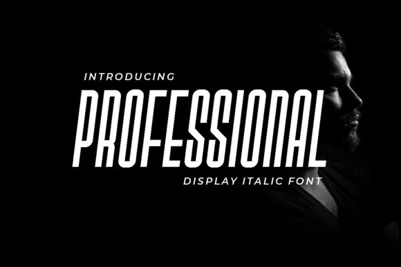 Professional Italic: A Modern Sans Serif for Web Headers