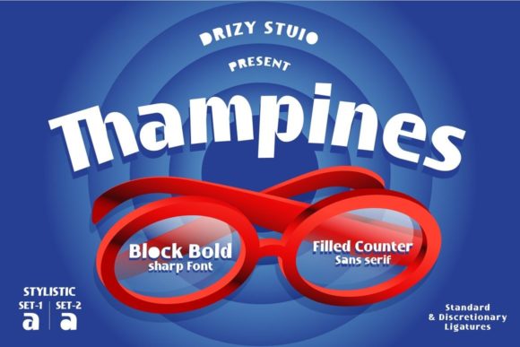 Thampines Font Review: Bold Sans Serif for Makers
