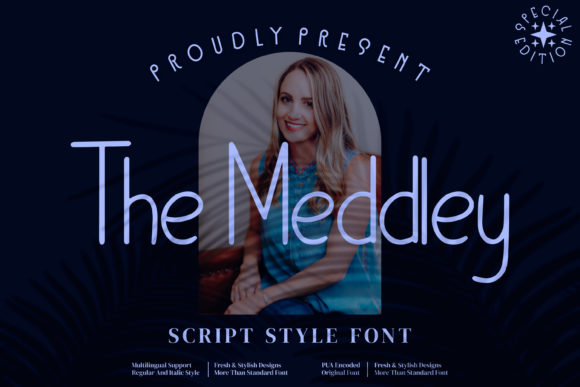 The Meddley: A Thin Sans Serif for Luxury Campaigns