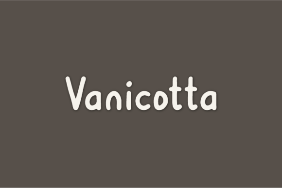 Vanicotta: The Minimalist Typeface for Clear Campaigns