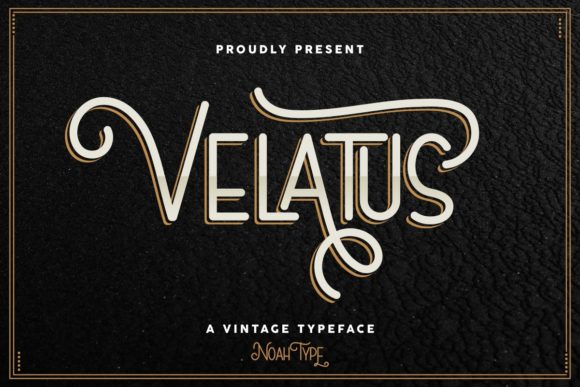 Velatus: The Vintage Sans Serif Typeface for Marketers