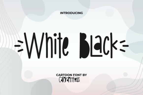 White Black: A Doodle Sans Serif Font for Digital Branding